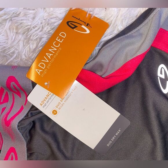 *NWT* Champion Girls M(7-8) Pink & Gray Sport Shorts - Picture 3 of 5